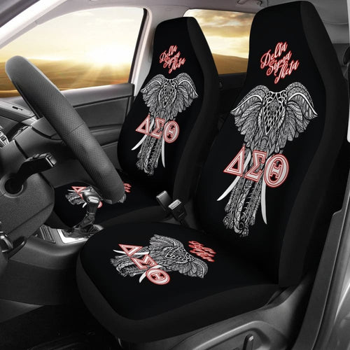 Big E Delta Car Seat Cover-Black