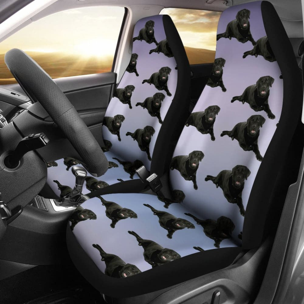 Black Lab Car Seat Cover