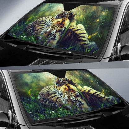 Baby Tigers Car Sun Shade