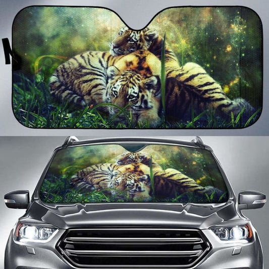 Baby Tigers Car Sun Shade