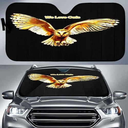 We Love Owls Auto Sun Shade
