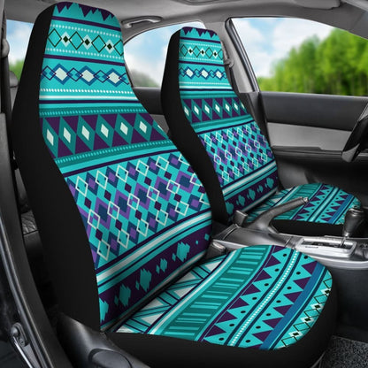Aztec Blue Teal Car Seat Covers