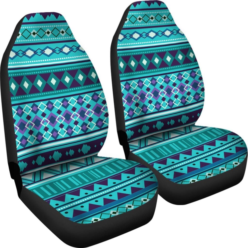 Aztec Blue Teal Car Seat Covers