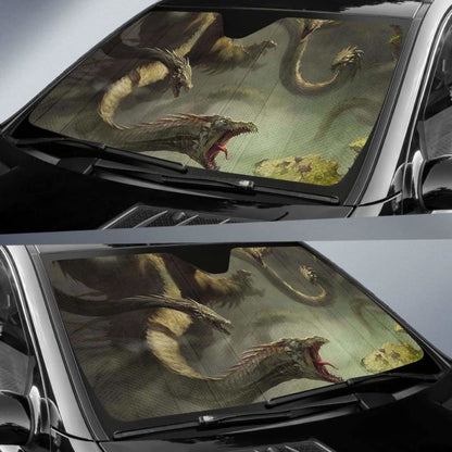 Five Headed Dragon Art Sun Shade amazing best gift ideas