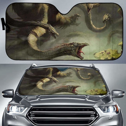 Five Headed Dragon Art Sun Shade amazing best gift ideas