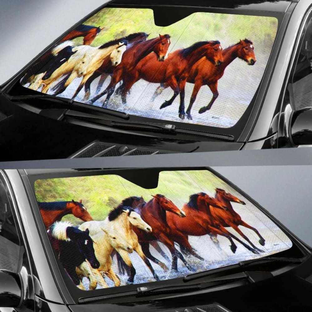 Auto Sun Shades - Horse
