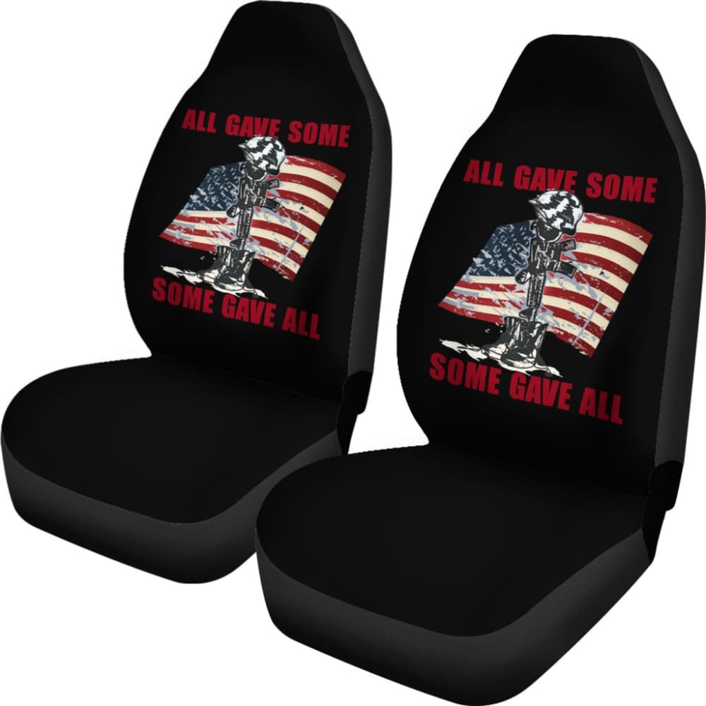 All Gave Some, Some Gave All Patriotic Anniversary Car Seat Covers