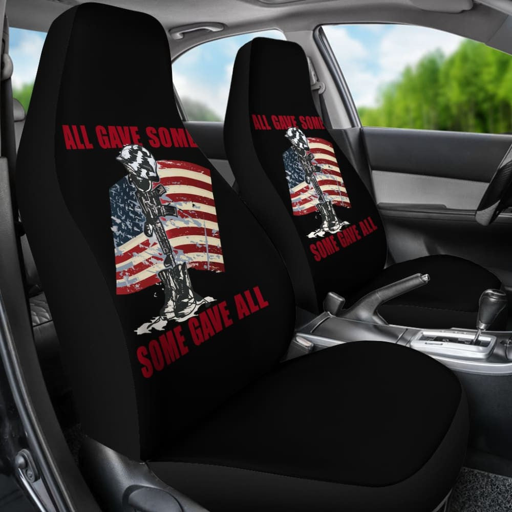 All Gave Some, Some Gave All Patriotic Anniversary Car Seat Covers