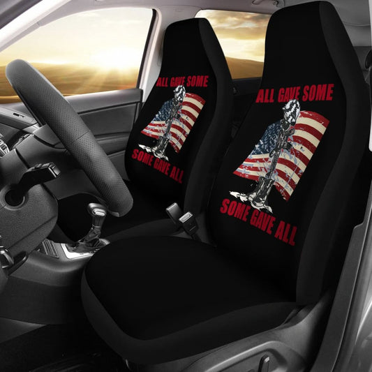 All Gave Some, Some Gave All Patriotic Anniversary Car Seat Covers