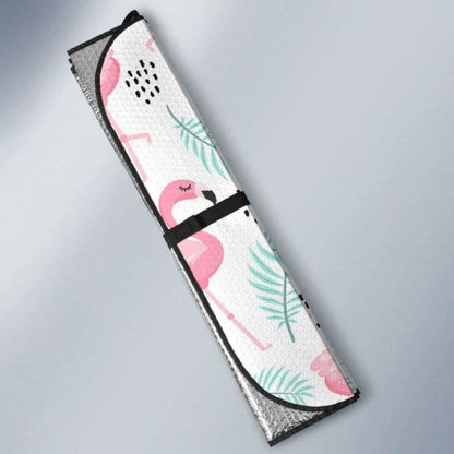 Cute Flamingo Pattern Car Auto Sun Shades
