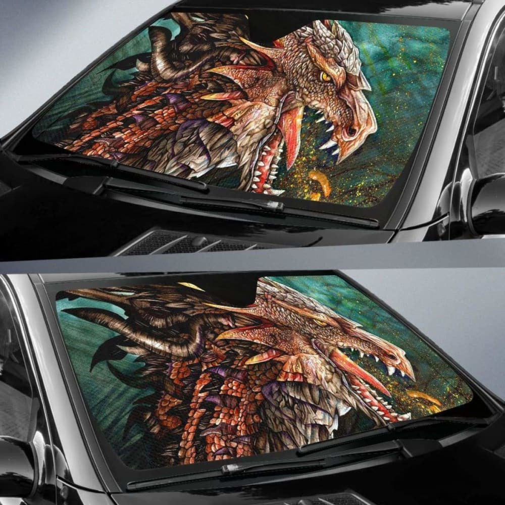 Dragon Head Art Sun Shade amazing best gift ideas