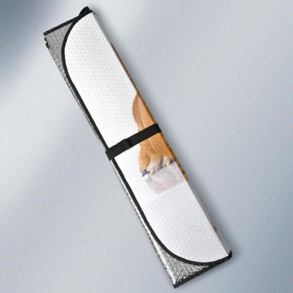 Cute Bulldog Car Sun Shade