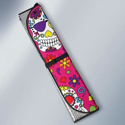Sugar Skull Car Auto Sun Shade