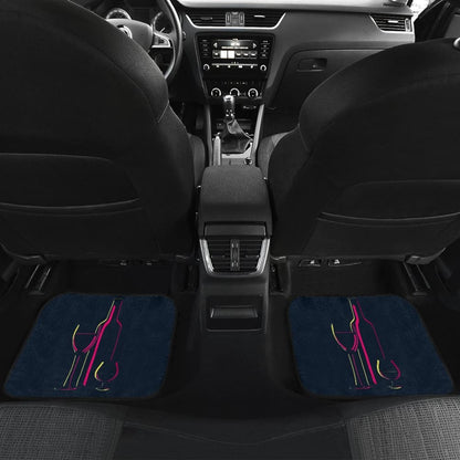 Romatic Red Wine Car Floor Mats