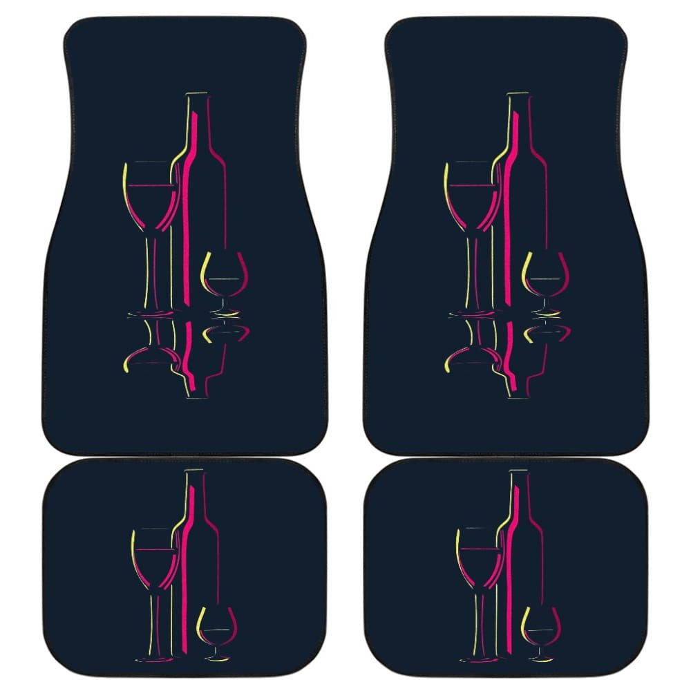 Romatic Red Wine Car Floor Mats