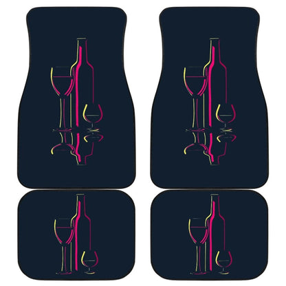 Romatic Red Wine Car Floor Mats