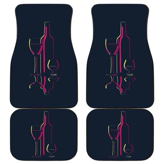 Romatic Red Wine Car Floor Mats