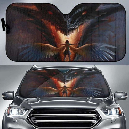 Angel Dragon Car Auto Sun Shades