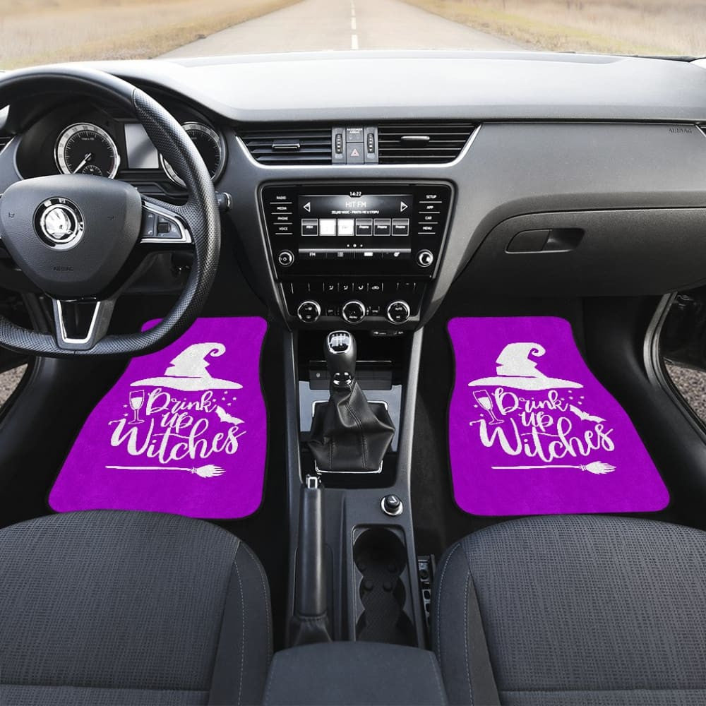 Drink Up Witches Halloween Car Floor Mats