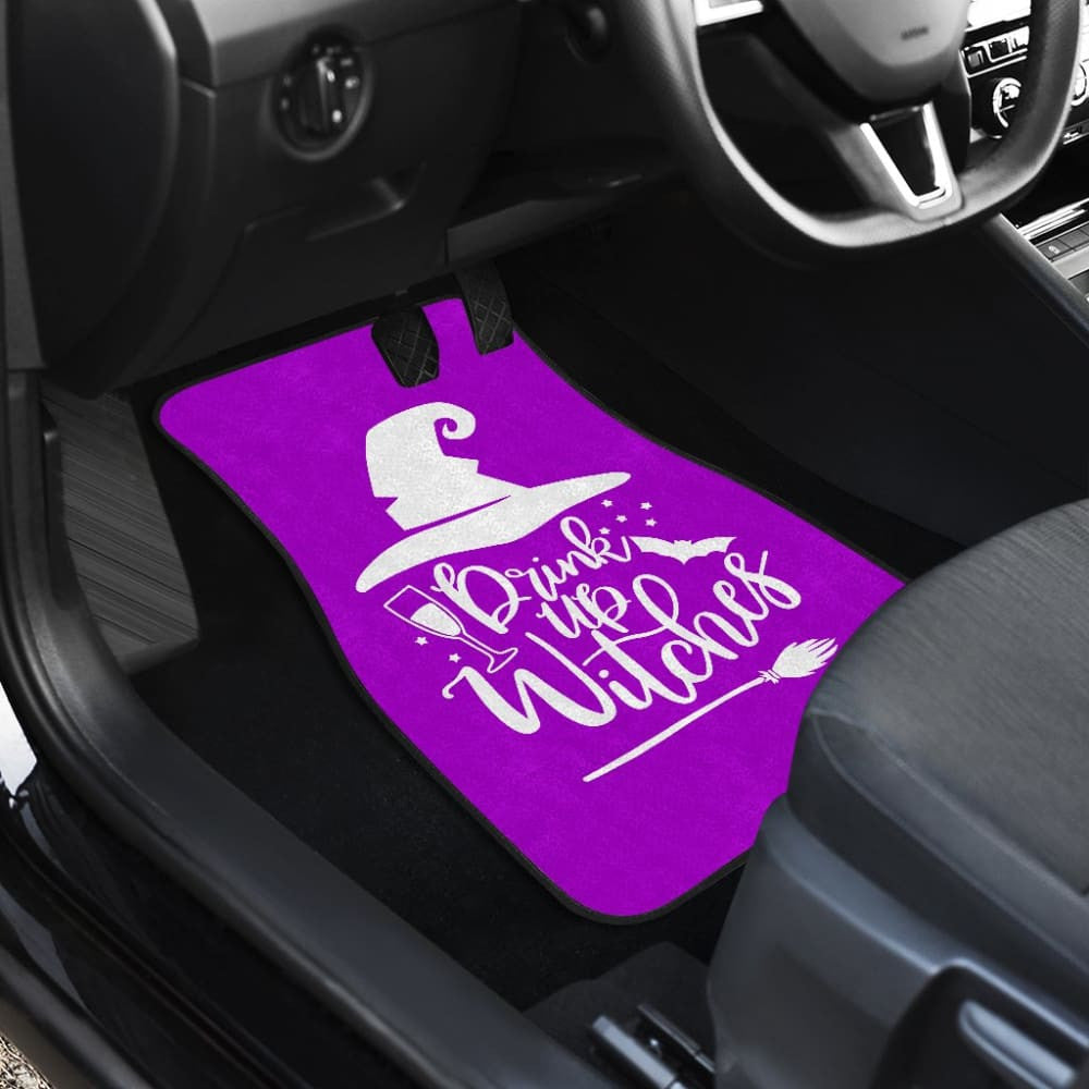 Drink Up Witches Halloween Car Floor Mats