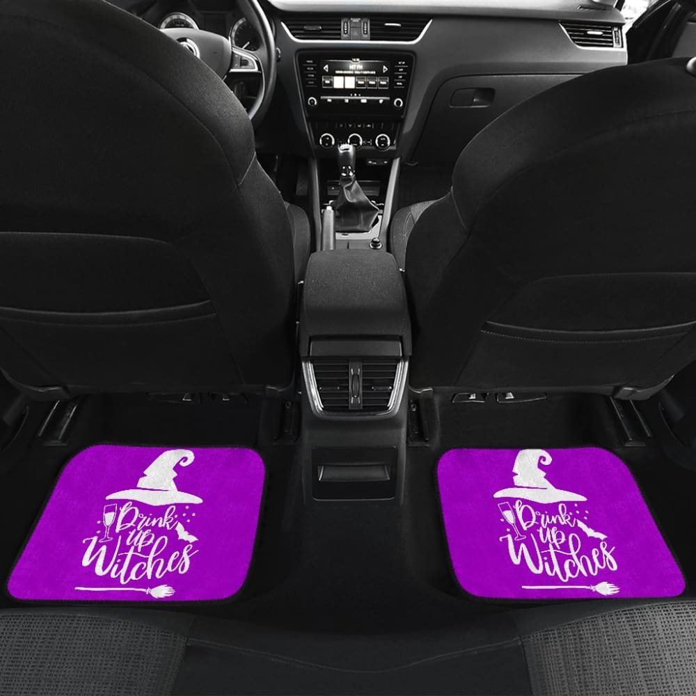 Drink Up Witches Halloween Car Floor Mats