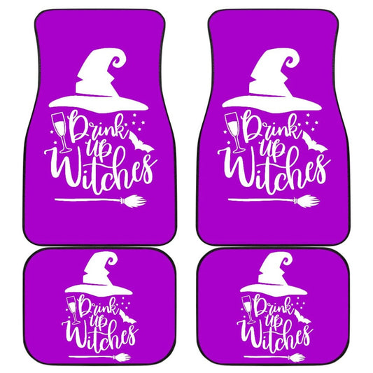 Drink Up Witches Halloween Car Floor Mats