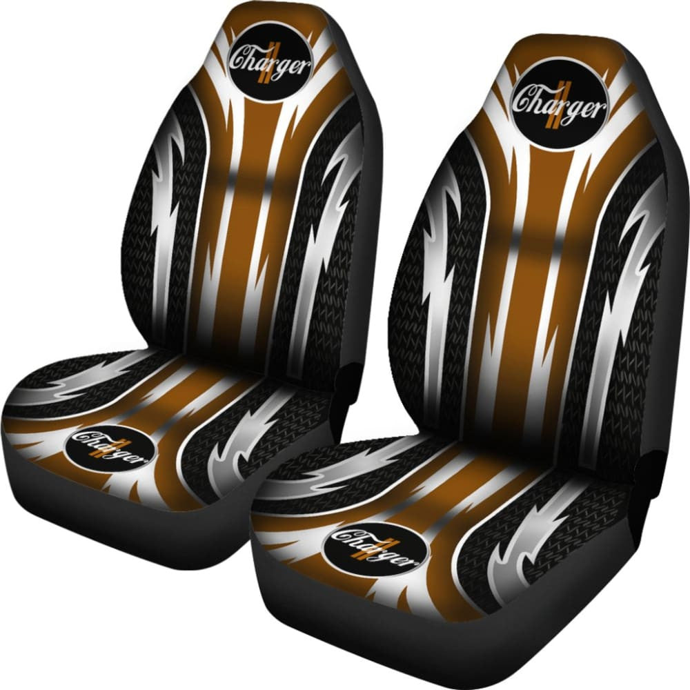 Front Dodge Charger Seat Covers Brown
