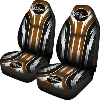 Front Dodge Charger Seat Covers Brown