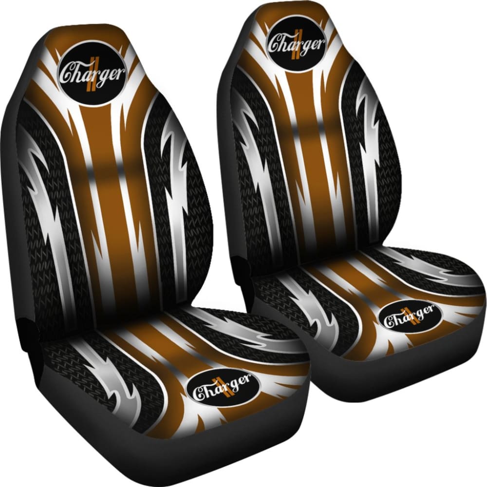 Front Dodge Charger Seat Covers Brown