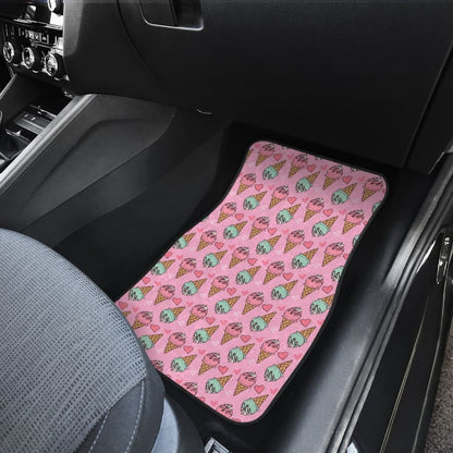 Cute Ice Cream Pattern Car Floor Mats