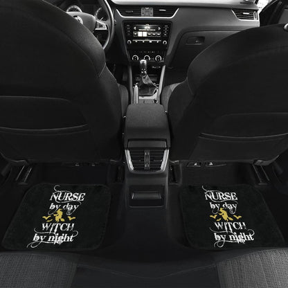 Nurse By Day, Witch By Night Car Floor Mats
