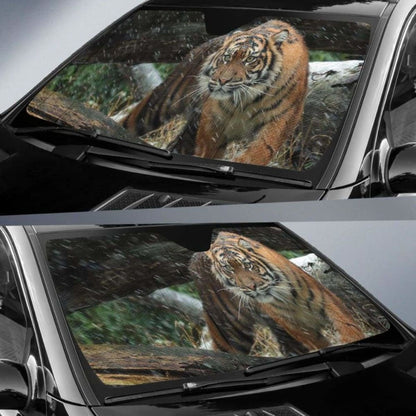 Sumatran Tiger Wild TigerK Car Sun Shade