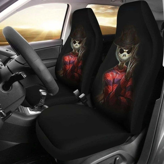 Nightmare Before Christmas Car Seat Covers - Jack Freddy Krueger