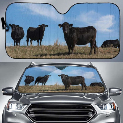 Auto Sun Shades - Cow