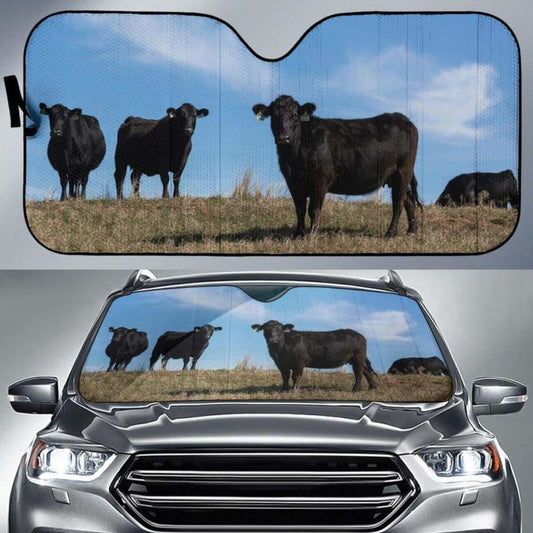 Auto Sun Shades - Cow
