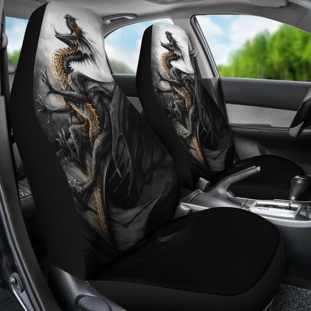 Ancient Dragon Dark Lord Car Seat Covers