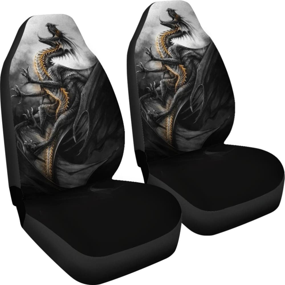 Ancient Dragon Dark Lord Car Seat Covers