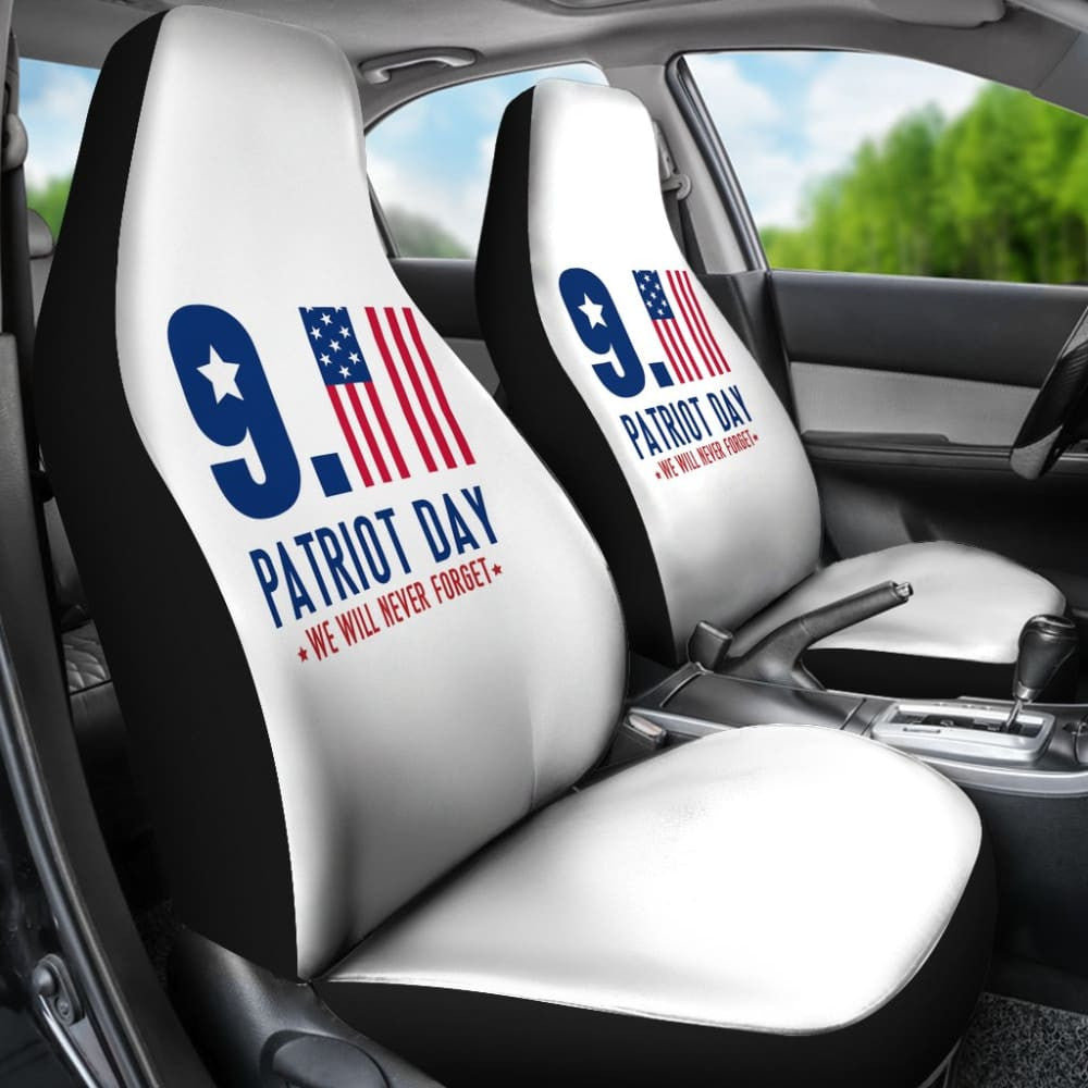 Amazing Gift Idea . Patriot Day We Will Never Forget Car Seat Covers