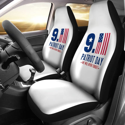 Amazing Gift Idea . Patriot Day We Will Never Forget Car Seat Covers