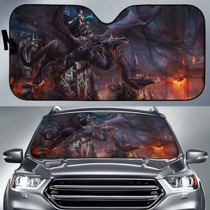 Dark Twin Dragon Sun Shade amazing best gift ideas