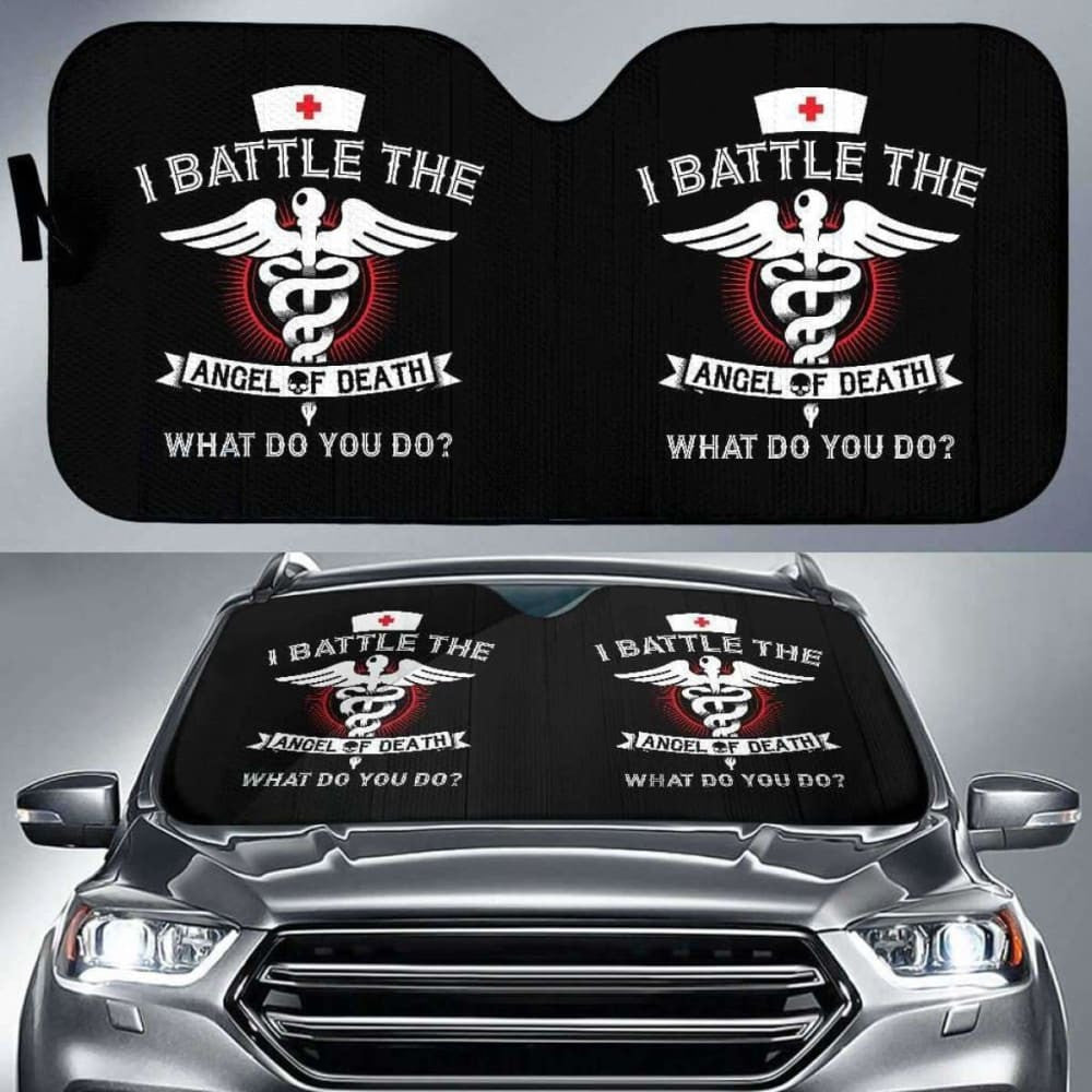 Angel Of Death Nurse Auto Sun Car Shades