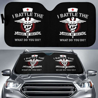 Angel Of Death Nurse Auto Sun Car Shades