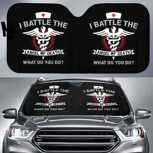 Angel Of Death Nurse Auto Sun Car Shades
