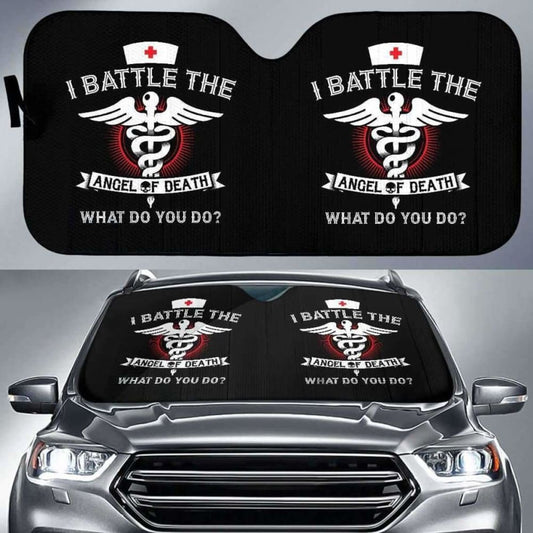 Angel Of Death Nurse Auto Sun Car Shades