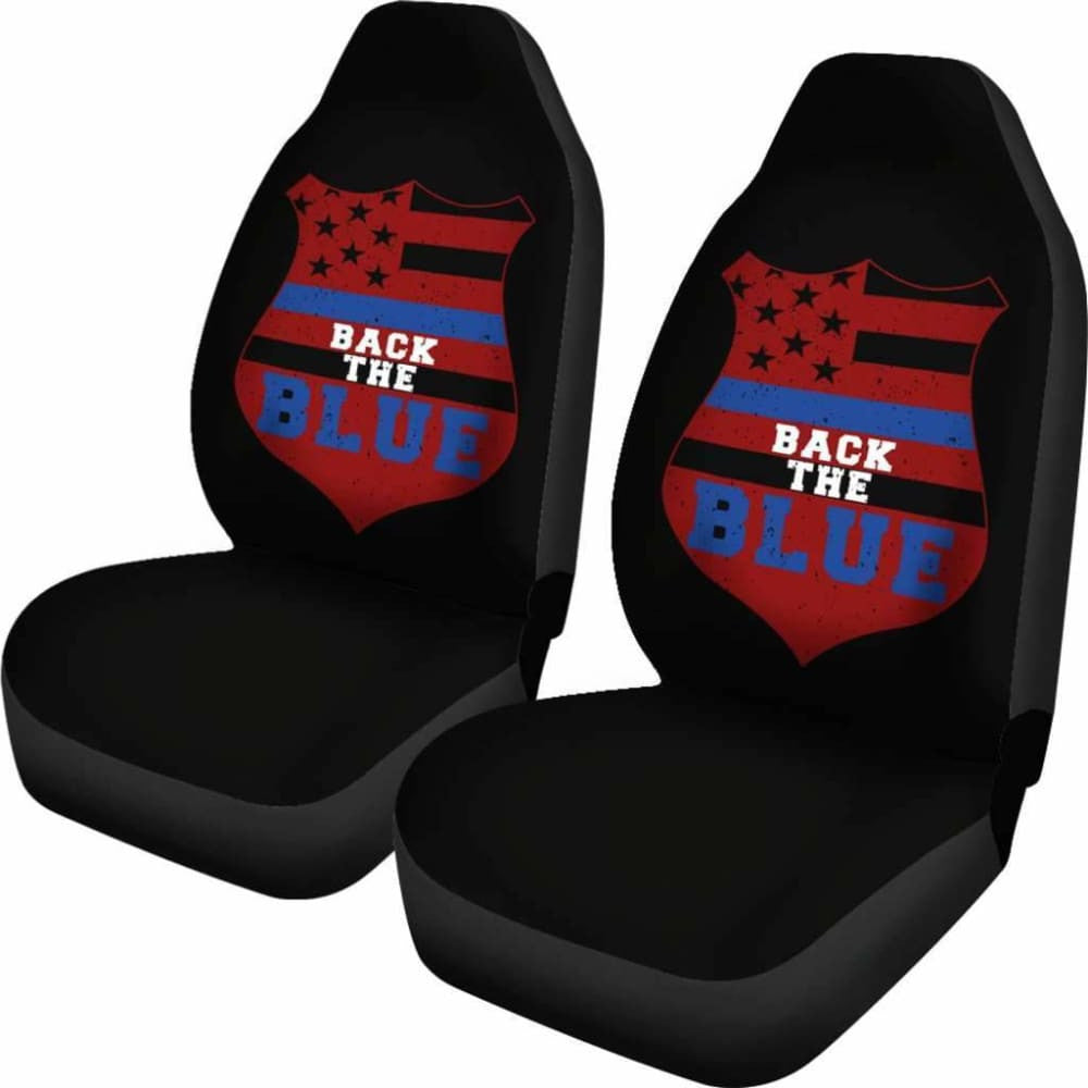 Back The Blue Police Usa Car Seat Covers