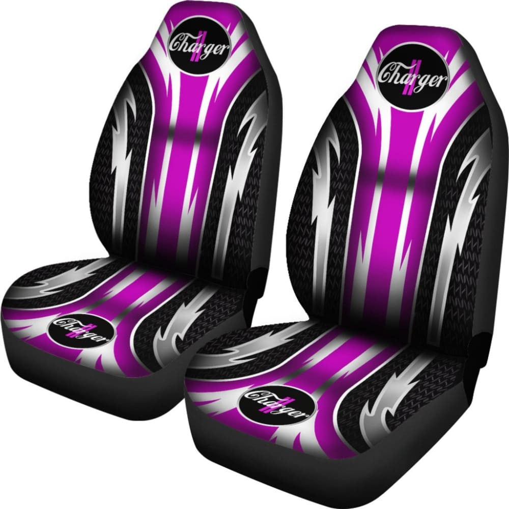 Front Dodge Charger Seat Covers Pink