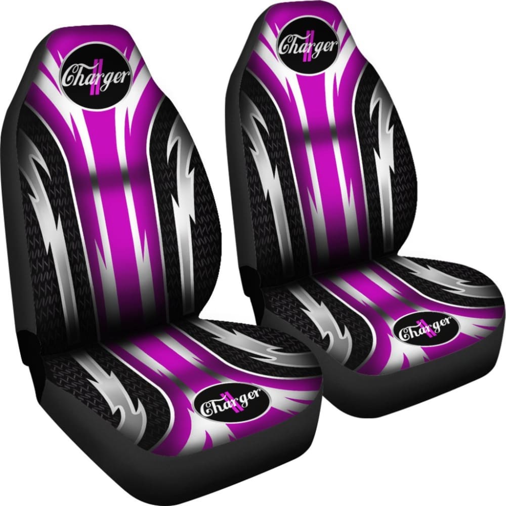Front Dodge Charger Seat Covers Pink