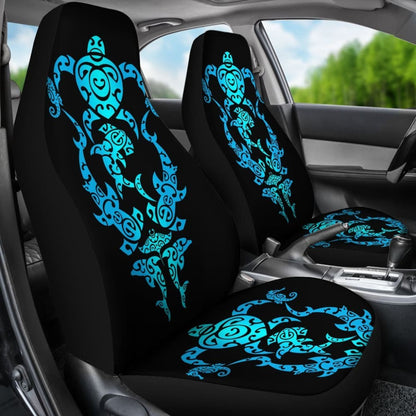 Tribal Blue Turtles Sharks & Dolphins Car Sear Covers