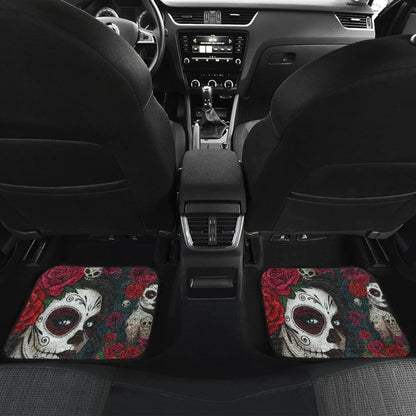 Pcs Sugar Skull Girl Car Mat