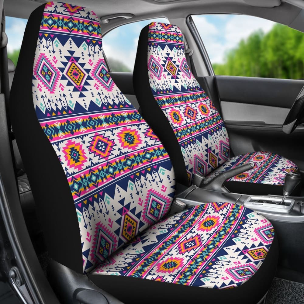 Colorful Aztec Car Seat Covers